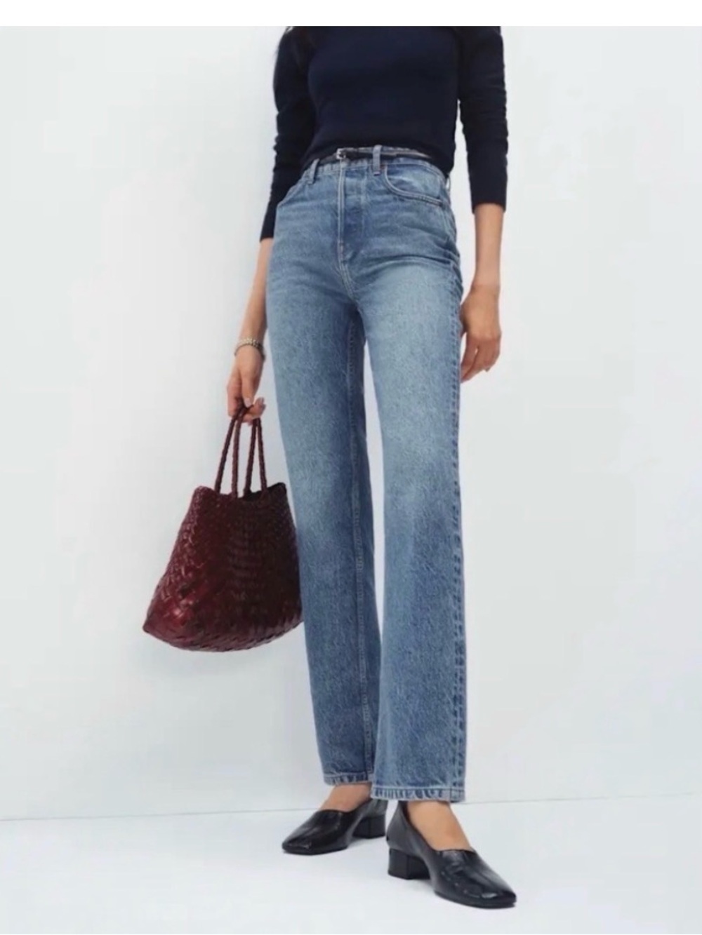 Reformation Cynthia High Rise Straight Jeans 26